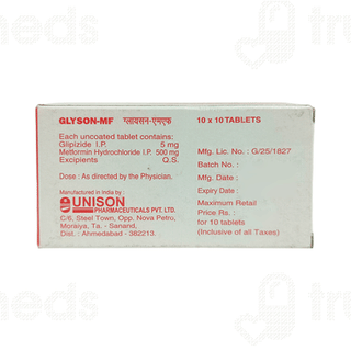 Glyson Mf 5/500 MG Tablet 10