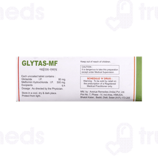 Glytas Mf Tablet 10