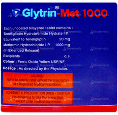 Glytrin Met 1000 Tablet 10