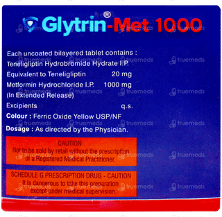 Glytrin Met 1000 Tablet 10