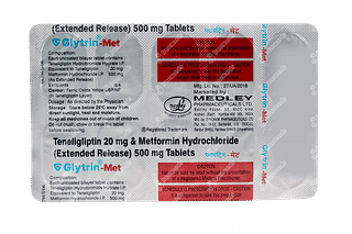 Glytrin Met 20/500 MG Tablet Er 10