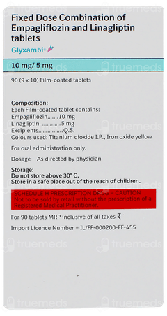 Glyxambi 10mg/5mg Tablet 10 Glyxambi 10mg/5mg Tablet 10