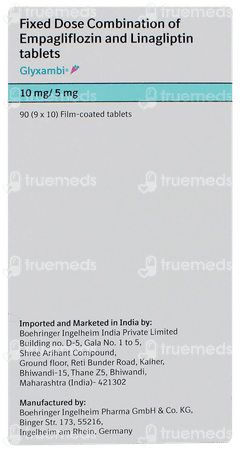 Glyxambi 10mg/5mg Tablet 10 Glyxambi 10mg/5mg Tablet 10