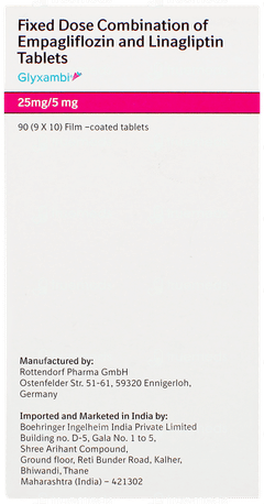 Glyxambi 25mg/5mg Tablet 10 Glyxambi 25mg/5mg Tablet 10