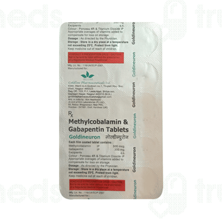 Goldineuron 300 Mg/500mcg Tablet 10