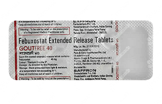 Goutfree 40 MG Tablet 10