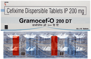 Gramocef O 200 Dt Tablet 10