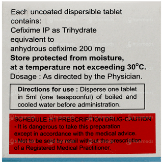 Gramocef O 200 Dt Tablet 10