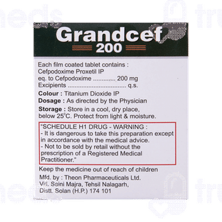 Grandcef 200 Tablet 10