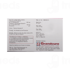 Grandcef Cv Tablet 10
