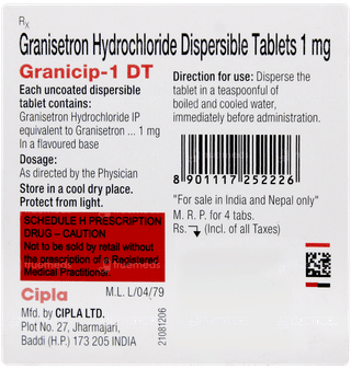Granicip 1 Dt Tablet 4