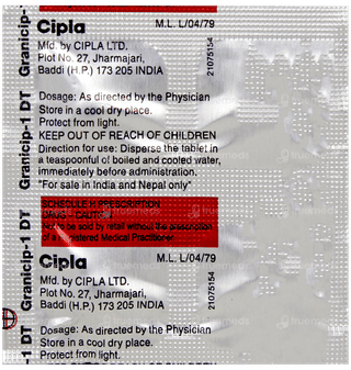 Granicip 1 Dt Tablet 4