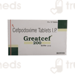 Greatcef 200 MG Tablet 10