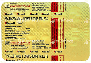 Grenil 20/500 MG Tablet 10