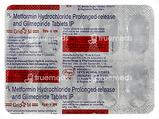 Grid M 2/500 MG Tablet 10