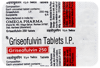 Griseofulvin 250 Tablet 10