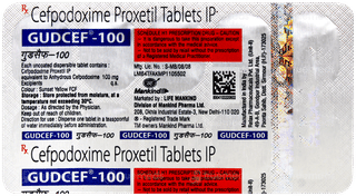 Gudcef 100 Tablet 10