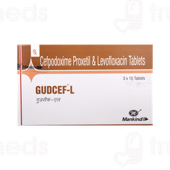 Gudcef L 200/250 MG Tablet 10