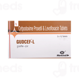 Gudcef L 200/250 MG Tablet 10