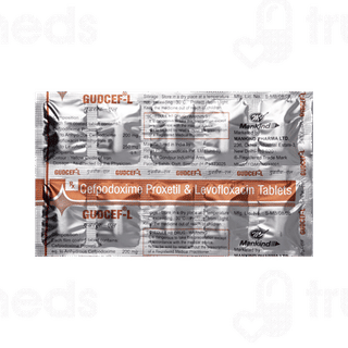 Gudcef L 200/250 MG Tablet 10