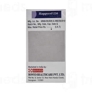 Happycef 250 Tablet 10