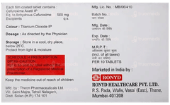 Happycef 500 Mg Tablet 10