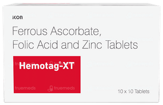 Hemotag Xt 100/1.5/22.5 Mg Tablet 10