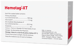 Hemotag Xt 100/1.5/22.5 Mg Tablet 10
