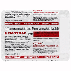 Hemotrap 500/250 Mg Tablet 10 Hemotrap 500/250 Mg Tablet 10