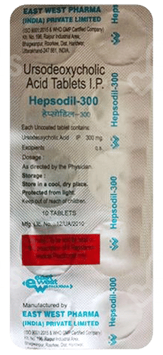 Hepsodil 300 MG Tablet 10