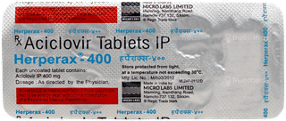Herperax 400 Tablet 10