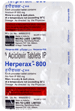Herperax 800 Tablet 10