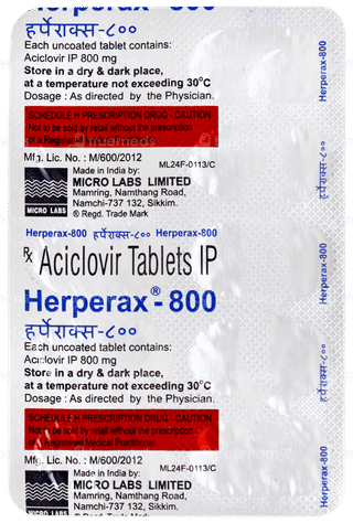 Herperax 800 Tablet 10
