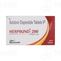 Herpikind 200 Tablet 10