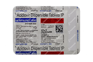 Herpikind Dt 800 MG Tablet 10