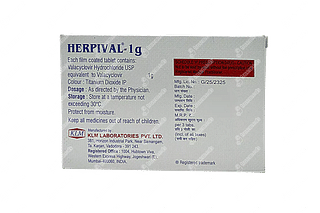 Herpival 1g Tablet 3