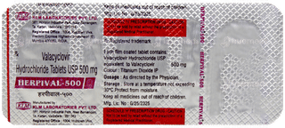 Herpival 500 Tablet 3