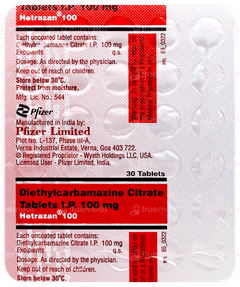 Hetrazan 100 Tablet 30 Hetrazan 100 Tablet 30