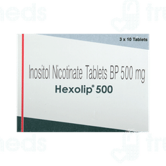 Hexolip 500 MG Tablet 10