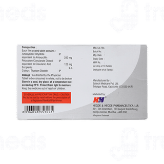 Hhamclav 375 Tablet 10