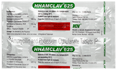 Hhamclav 625 Tablet 10