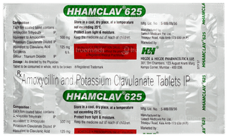 Hhamclav 625 Tablet 10