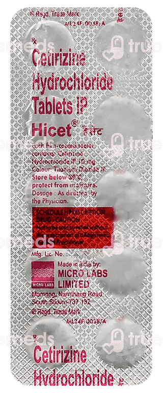 Hicet 10 Tablet 10