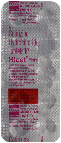 Hicet Tablet 10 Hicet Tablet 10