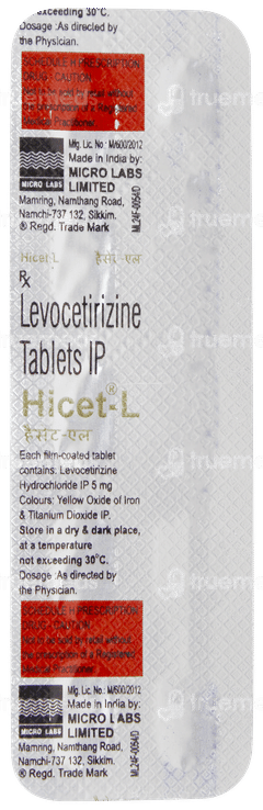 Hicet L Tablet 10