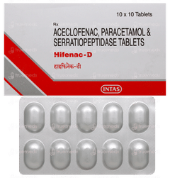 Hifenac D Tablet 10
