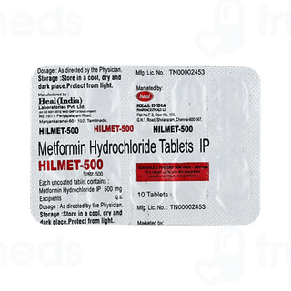 Hilmet 500 MG Tablet 10