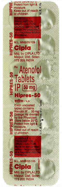 Hipres 50 Tablet 14