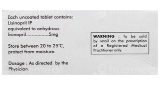 Hipril 5 Mg Tablet 10
