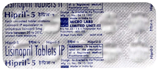 Hipril 5 Mg Tablet 10